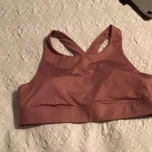 FABLETICS ELLA SHINE IMPACT SPORTS BRA BLUSH COLOR